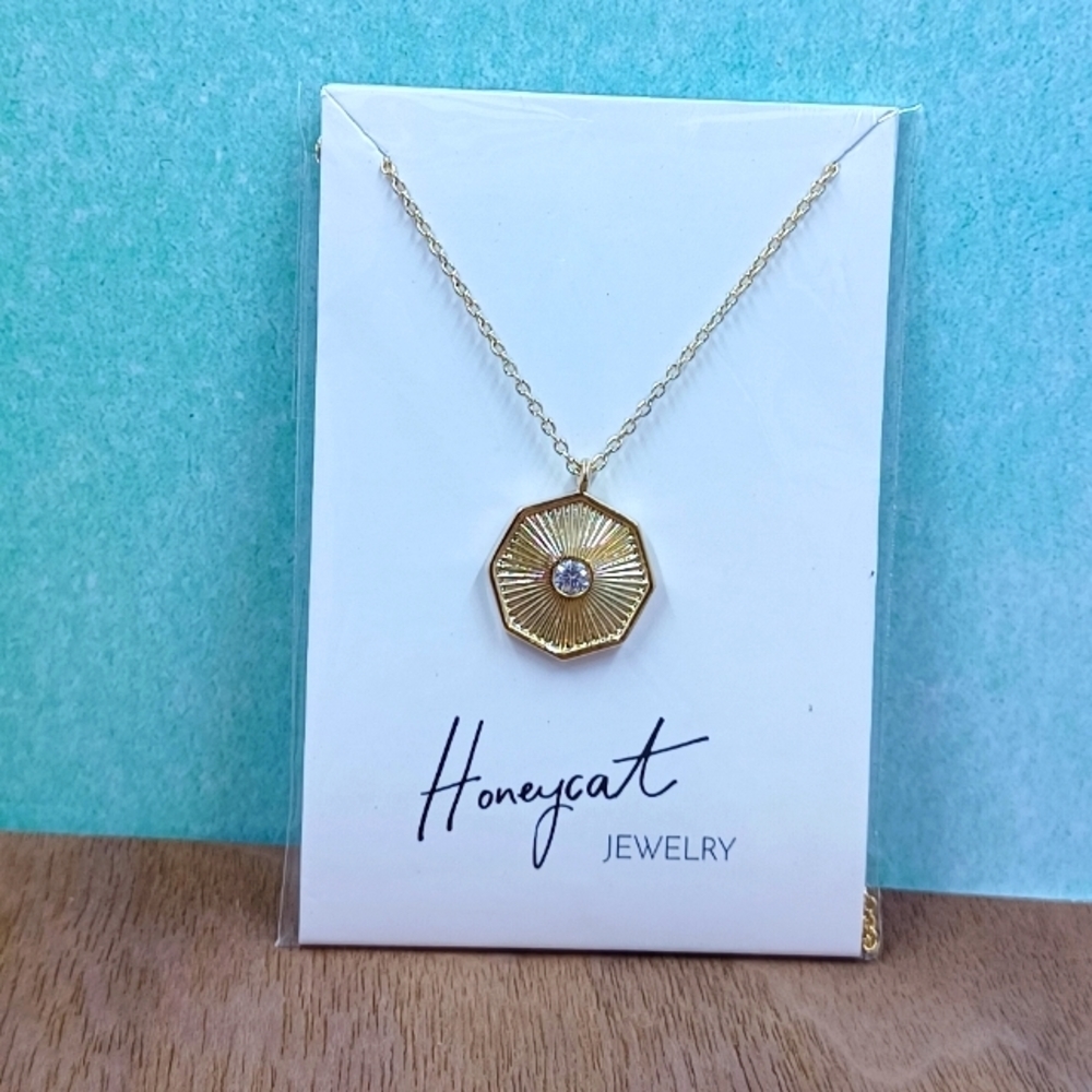 Sunburst Pendant, Honey Cat Jewelry